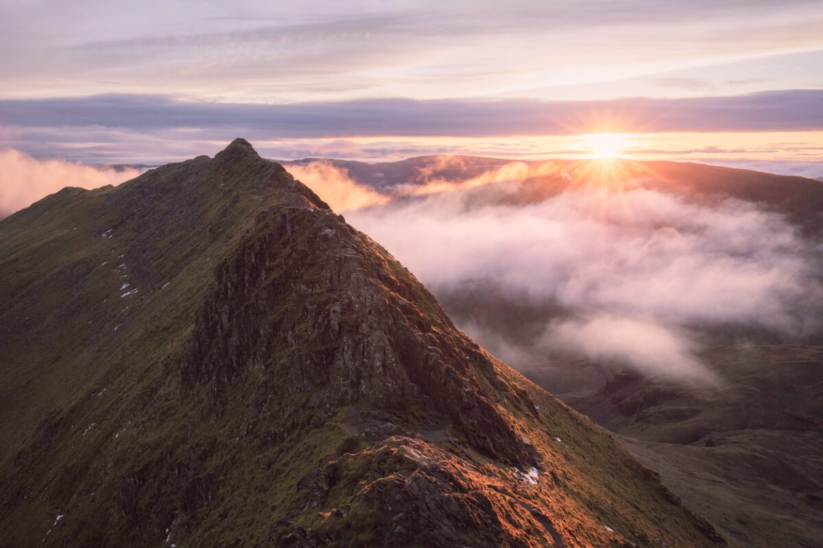 Helvellyn Ridge views